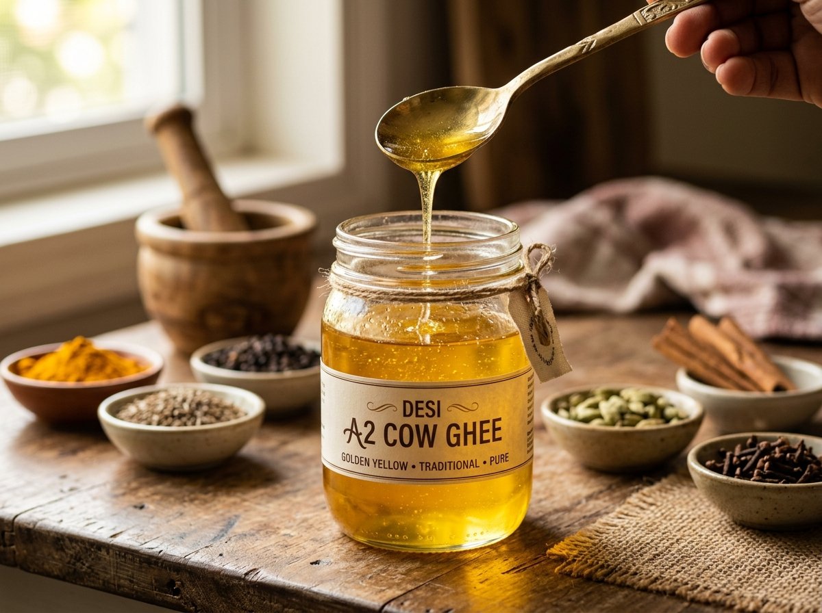Traditional Desi Cow Ghee (A2 Bilona)